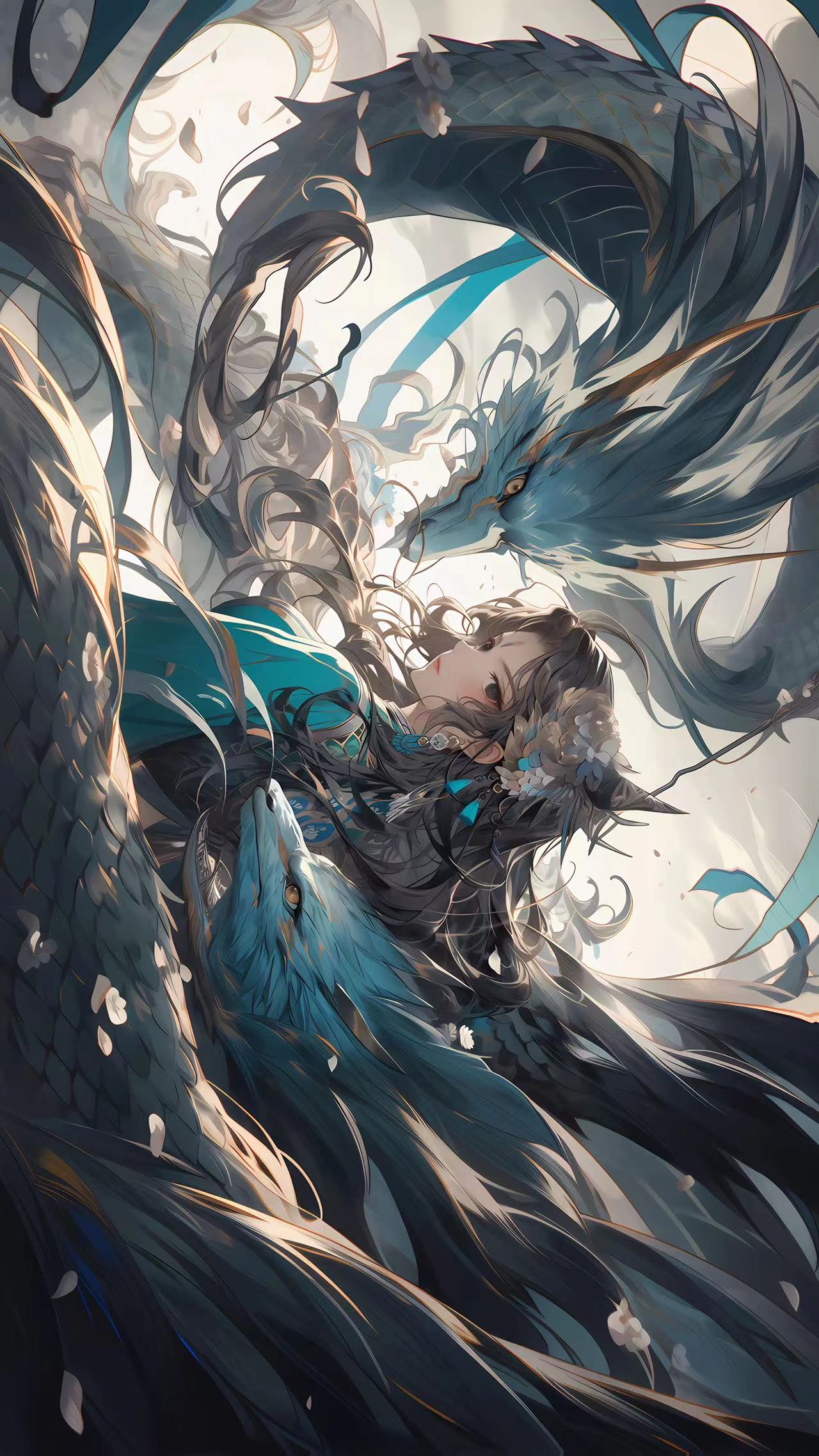 龙_少女_精美动漫4K壁纸