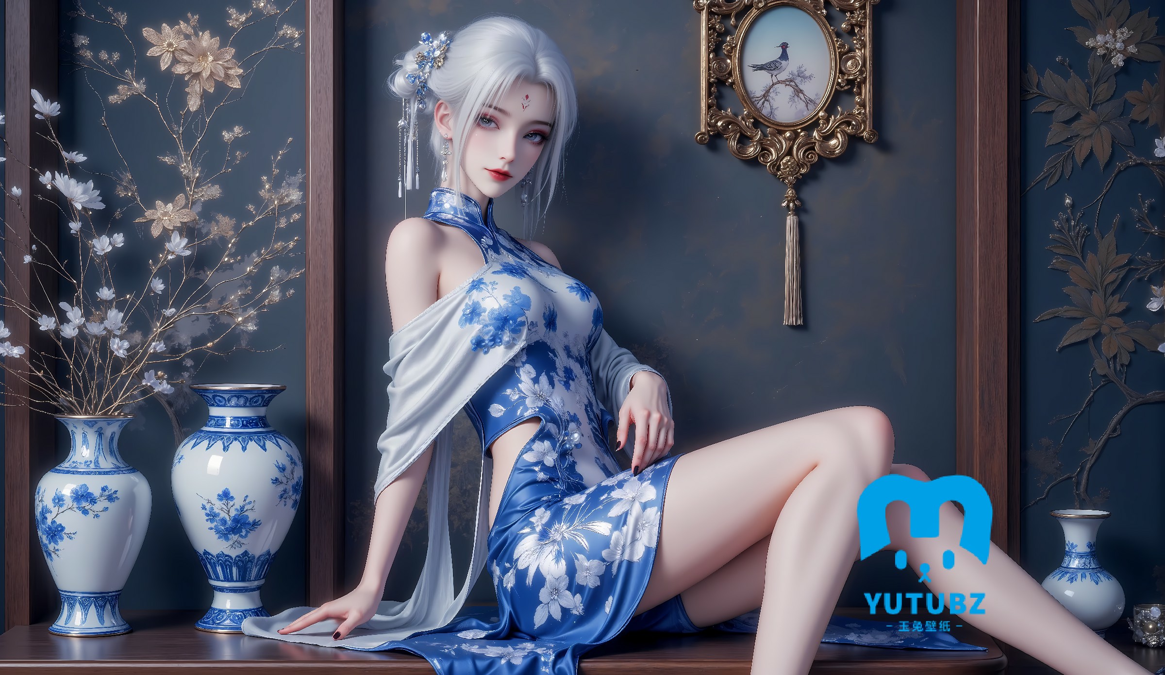 国漫壁纸丨小白-青花瓷-15S-21H