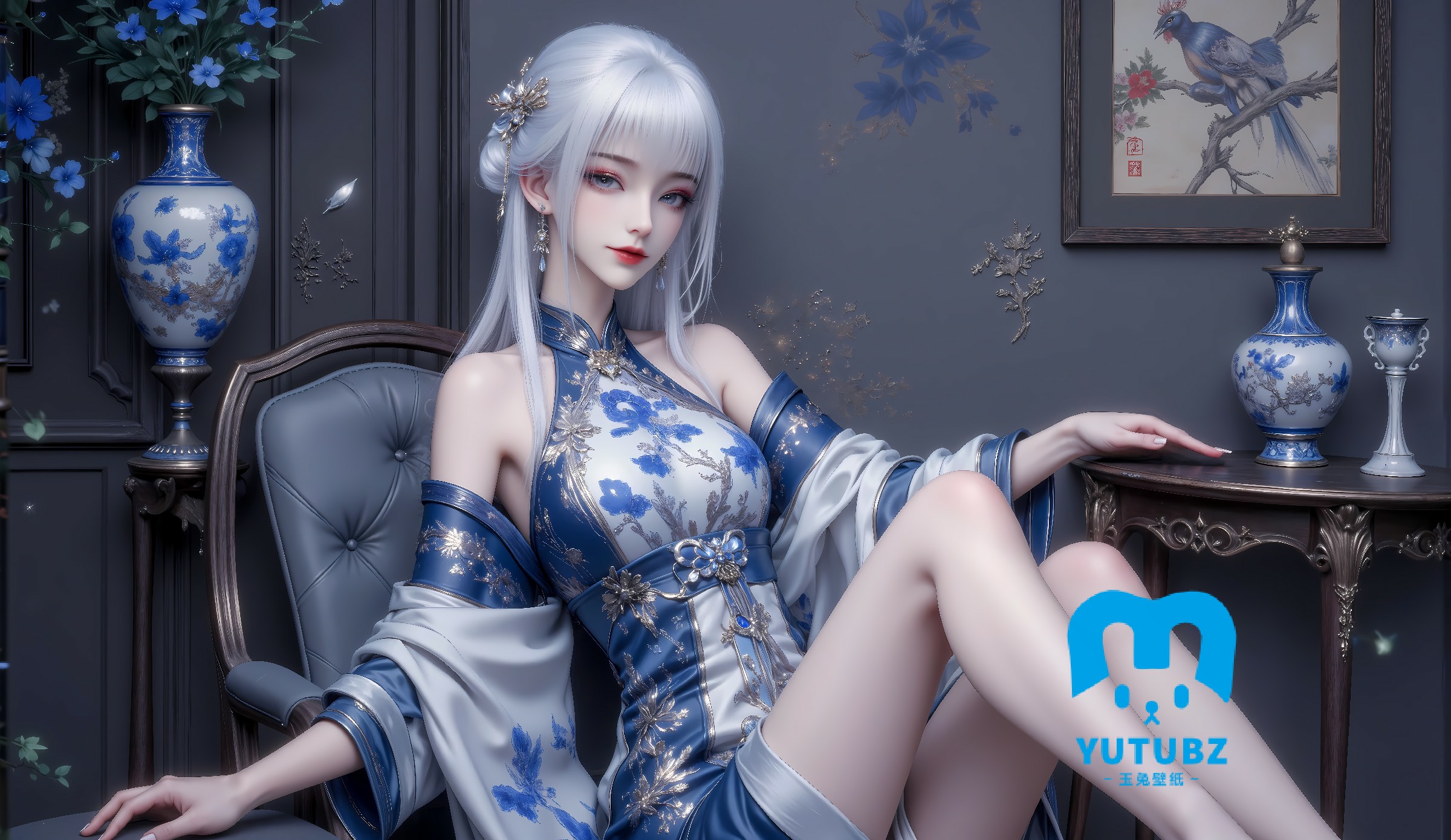 国漫壁纸丨小白-青花瓷-15S-21H