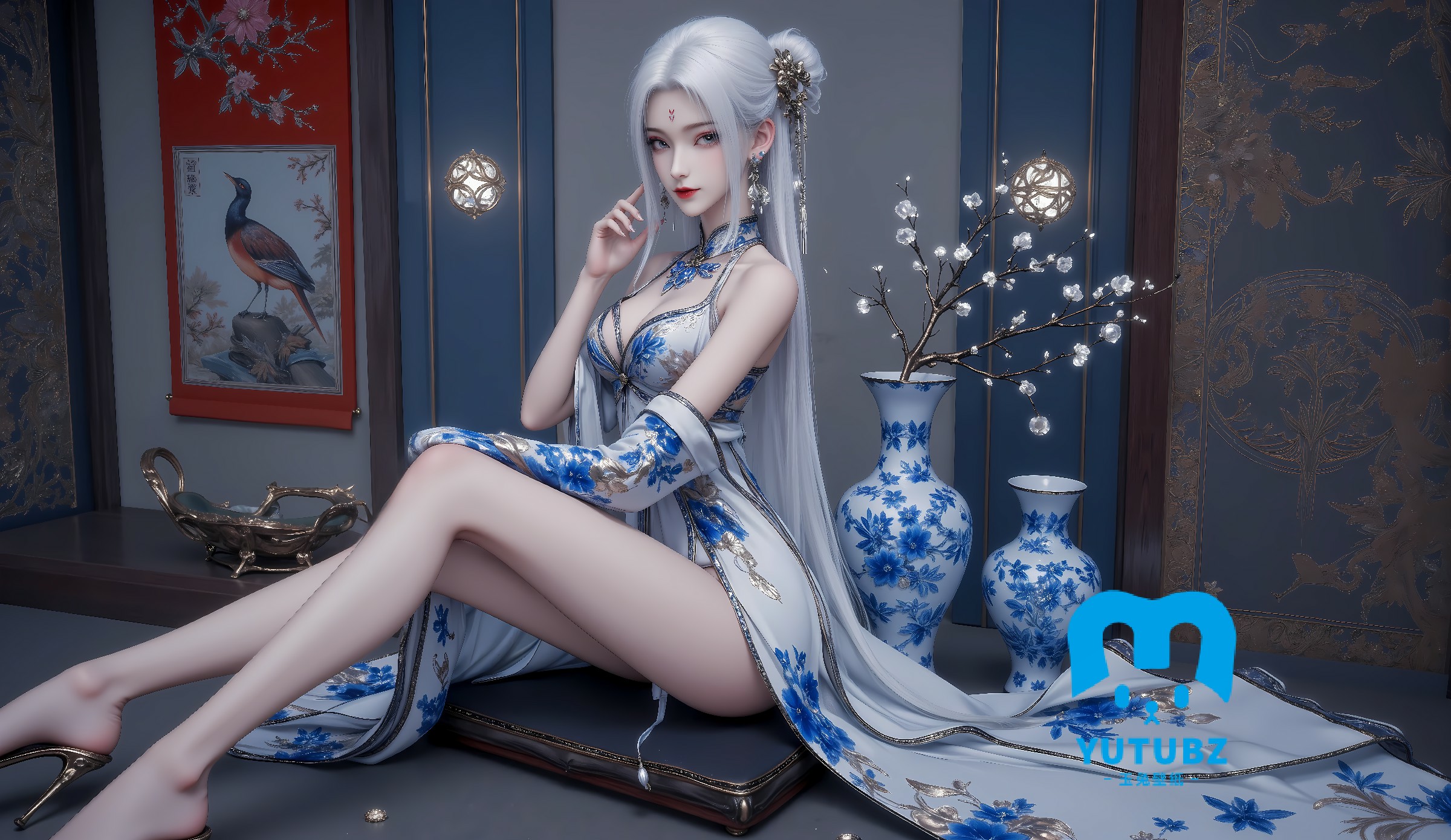 国漫壁纸丨小白-青花瓷-15S-21H