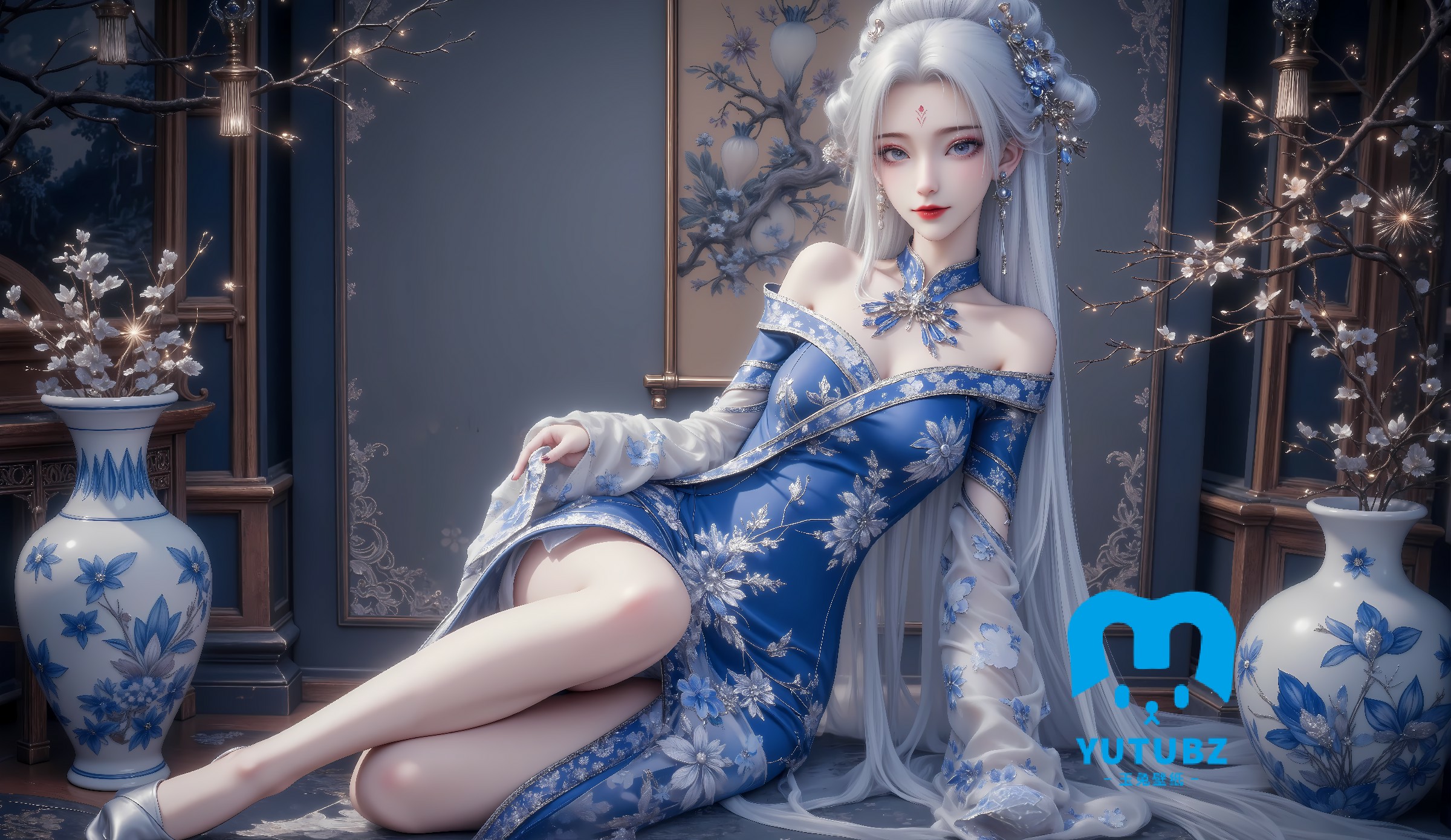 国漫壁纸丨小白-青花瓷-15S-21H